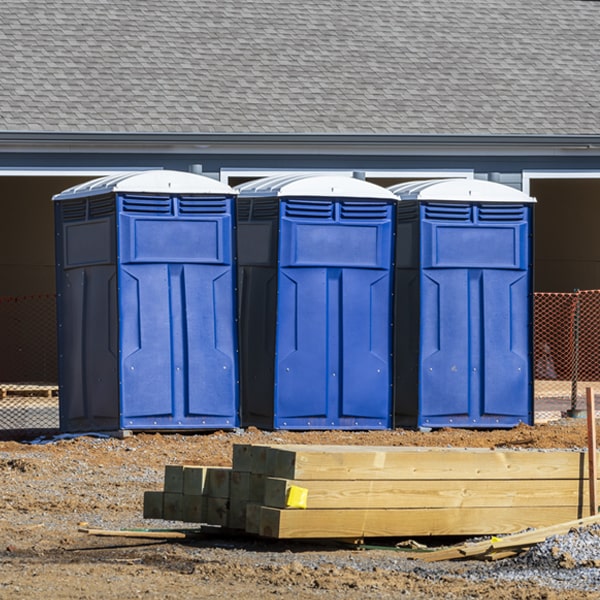 is there a specific order in which to place multiple portable toilets in Mentor KY